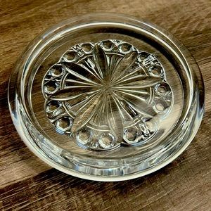 Baccarat Crystal Rosace Wine Bottle, Champagne And Decanter Coaster